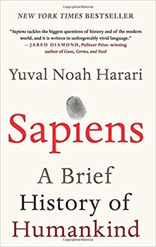 Sapiens: A Brief History of Humankind book cover