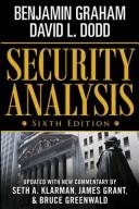 Security Analysis book cover